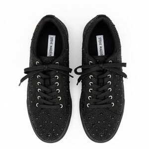 Steve Madden Ice Box Black Studded Sneakers Men’s